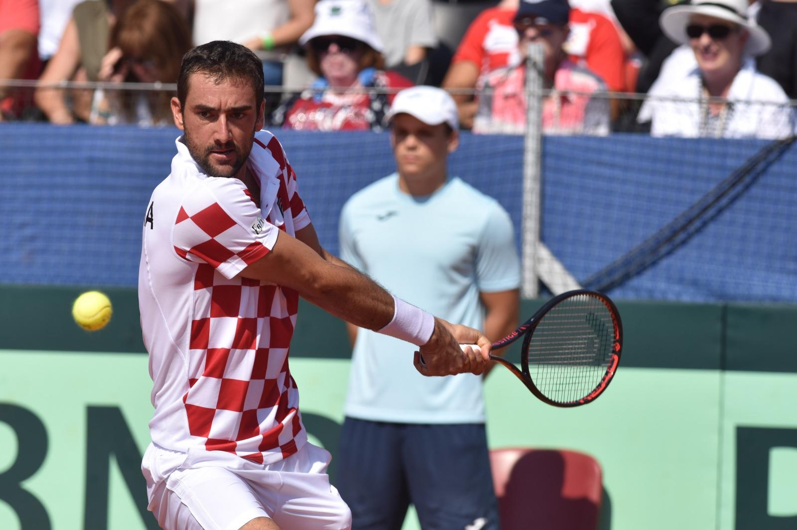 Davis Cup: Marin Čilić – Sam Querrey 1-3 Davis Cup: Marin Čilić – Sam Querrey 1-3