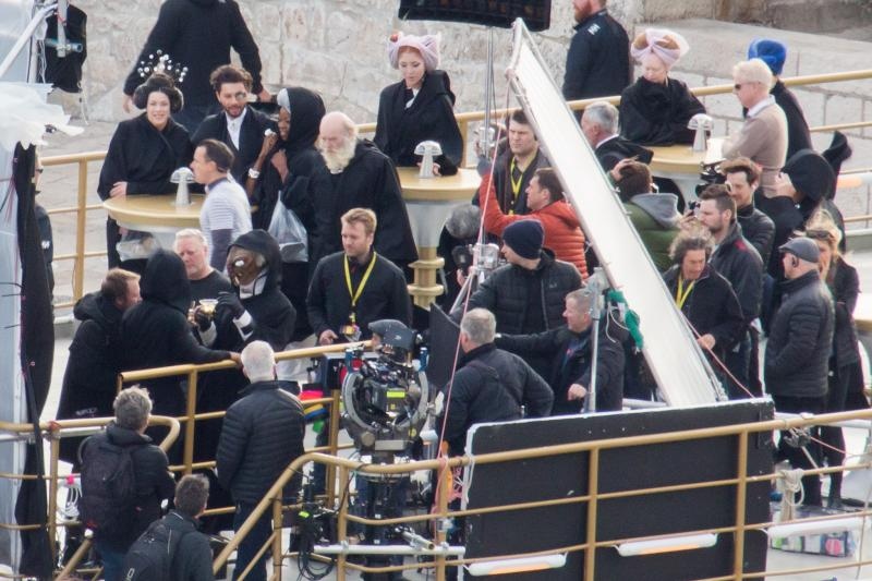 Snimanje Star Wars sage. Snimalo se na brodu Sea Star koji nije mogao isploviti kako je predvidjeno zbog jake bure. Photo: Grgo Jelavic/PIXSELL