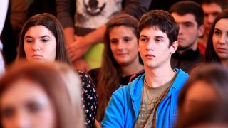 Susret studenata prve godine studija s Rektorom, foto: Iva Perinčić