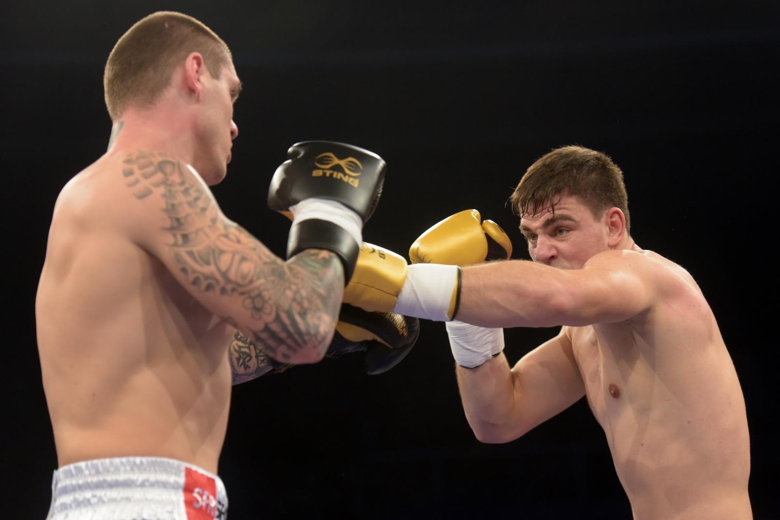 Svjetska boksacka liga, grupa B C1, kategorija 91 kg, Toni Filipi (Croatian Knights) – Kristiyan Stefanov Dimitrov (France Fighting Roosters).