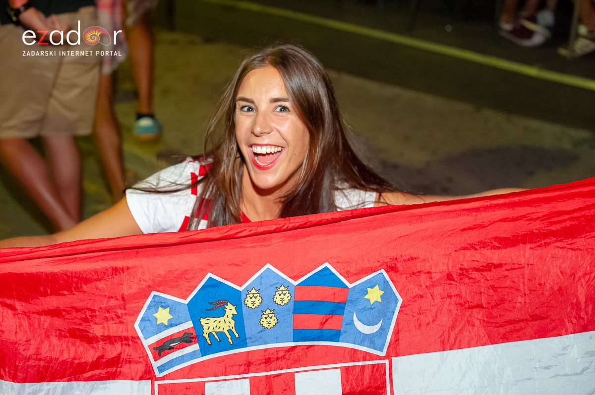 Zadar je gorio: Velika fešta nakon plasmana Vatrenih u finale Svjetskog prvenstva