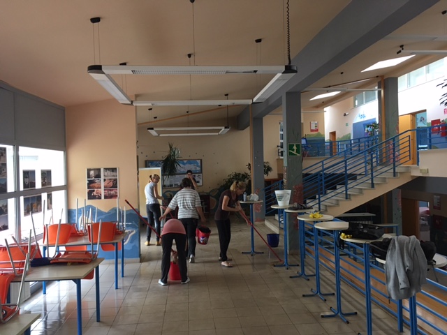 Velika šteta od poplave u OŠ Valantin Klarin u Preku Velika šteta od poplave u OŠ Valantin Klarin u Preku