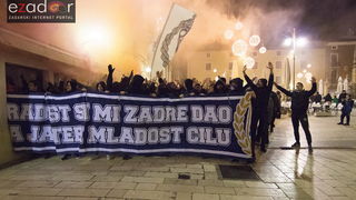 Okupljanje Tornada na Forumu i korteo do Krešinog doma Okupljanje Tornada na Forumu i korteo do Krešinog doma