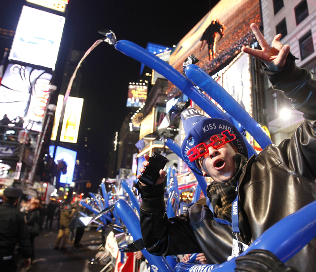 Docek Nove godine u New Yorku (Foto: Reuters)