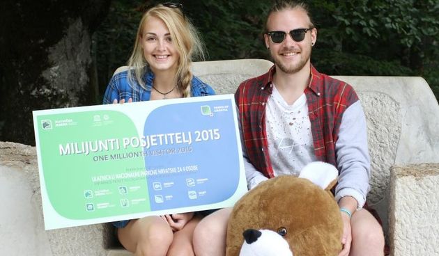 Britanski par milijunti su posjetitelji NP Plitvička jezera, Photo: Kristina Štedul Fabac/PIXSELL