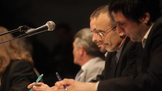 U HKK Zadar odrzana je premijera predstave pod nazivom Aktualni sat, Kulturno umjetnickog drustva Bleke i Konji. Photo: Filip Brala/PIXSELL U HKK Zadar odrzana je premijera predstave pod nazivom Aktualni sat, Kulturno umjetnickog drustva Bleke i Konji. Photo: Filip Brala/PIXSELL