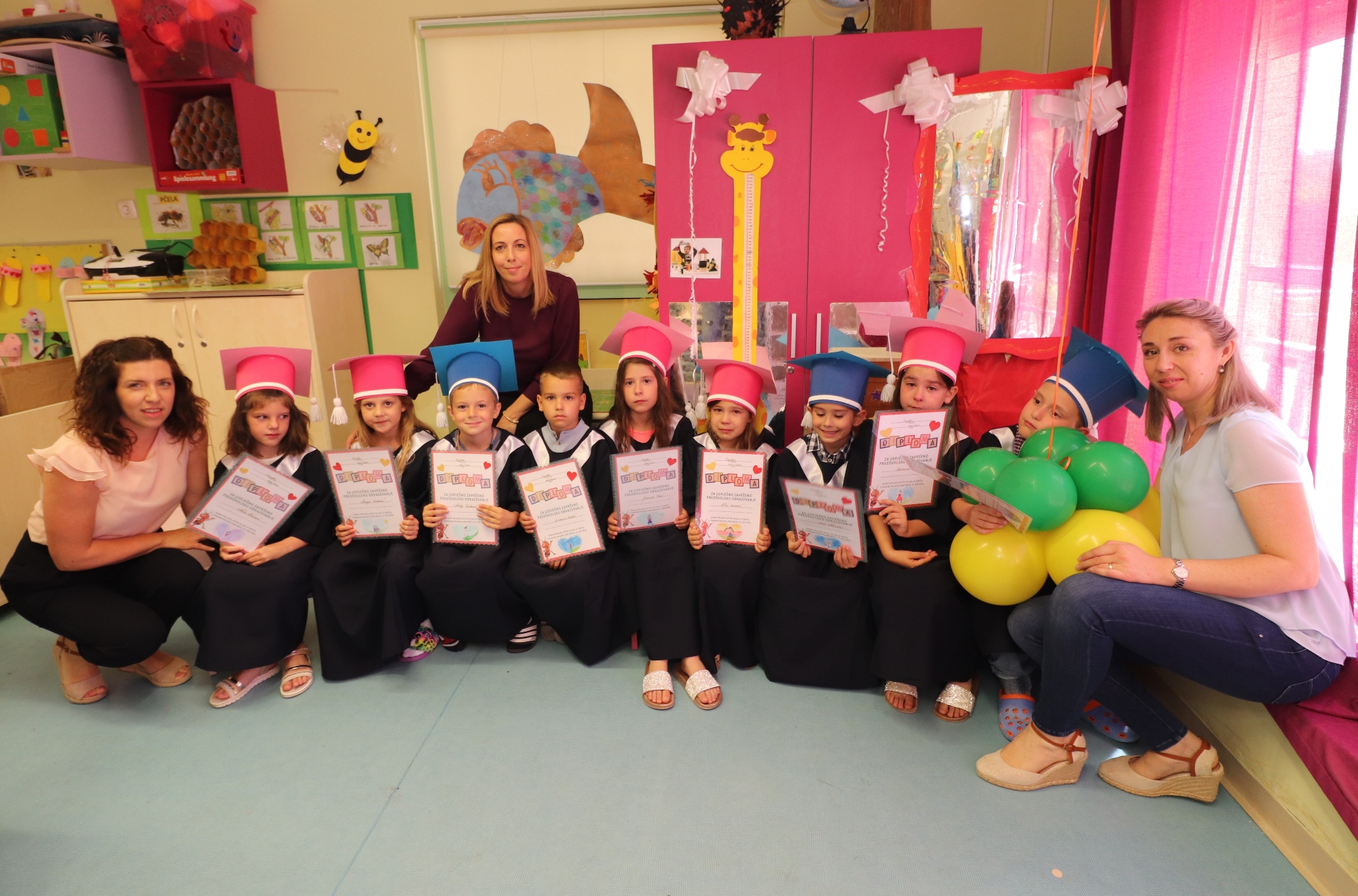 Oproštajna zabava za 26 virskih predškolaca u Dječjem vrtiću Smješko.