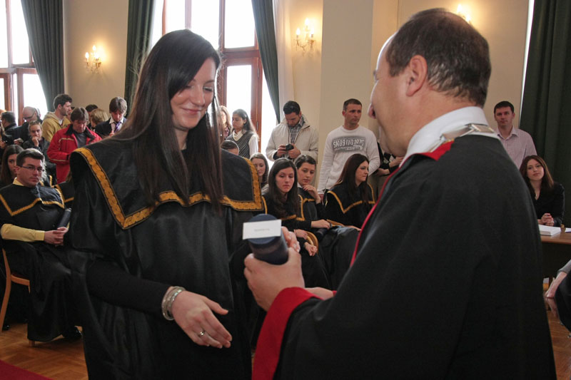 Promocija diplomiranih studenata, 7. ožujka 2009. (foto: Marin Gospić)