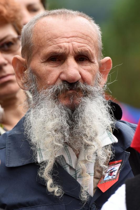 Srb: Polaganjem vijenaca obilježena obljetnica Dana ustanka naroda Like, Photo: Dino Stanin/PIXSELL