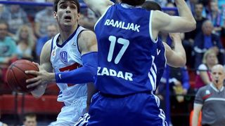 Zagreb – 7. kolo A-1 lige za prvaka, KK Cibona – KK Zadar 82-66. Photo: Goran Stanzl/PIXSELL Zagreb – 7. kolo A-1 lige za prvaka, KK Cibona – KK Zadar 82-66. Photo: Goran Stanzl/PIXSELL