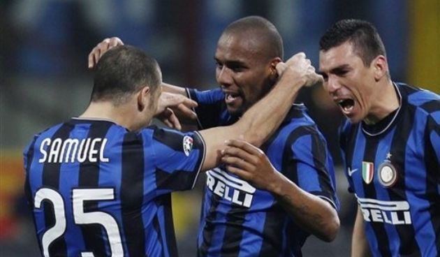 Samuel, Maicon i Lucio, Foto: AP Photo
