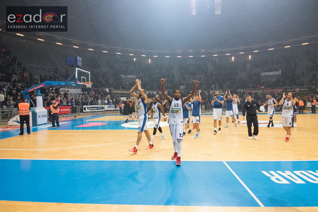HT Premijer liga: 9. kolo: KK Zadar – GKK Šibenik 81-72. Pozdrav navijačima