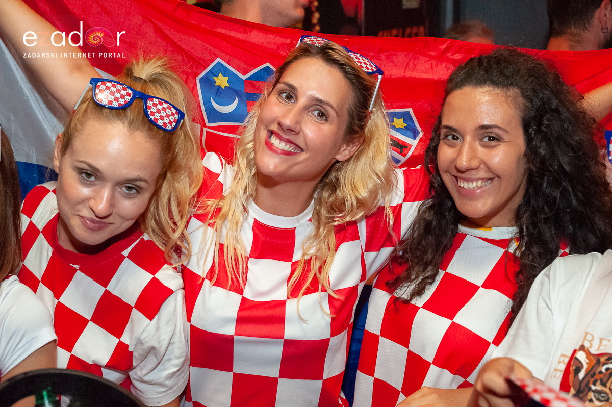 Zadar je gorio: Velika fešta nakon plasmana Vatrenih u finale Svjetskog prvenstva