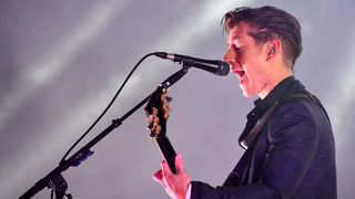 25.06.2013., Zagreb – INmusic festival na zagrebackom jezeru Jarun unatoc losem vremenu okupio je veliki broj posjetitelja. Nastup benda Arctic Monkeys. Photo: Marko Prpic/PIXSELL