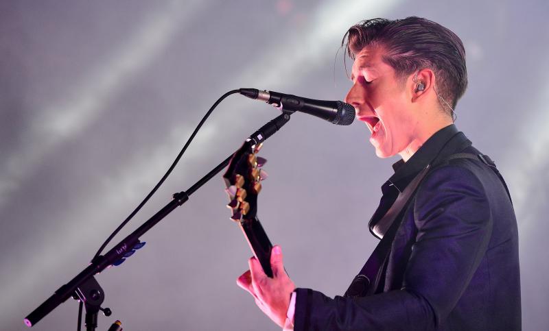 25.06.2013., Zagreb – INmusic festival na zagrebackom jezeru Jarun unatoc losem vremenu okupio je veliki broj posjetitelja. Nastup benda Arctic Monkeys. Photo: Marko Prpic/PIXSELL