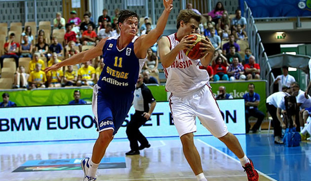 Švedska – Rusija, foto: eurobasket2013.org