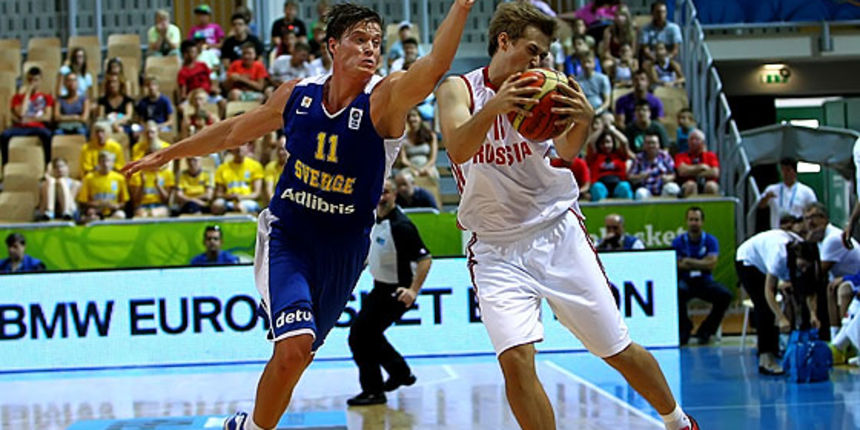 Švedska – Rusija, foto: eurobasket2013.org Švedska – Rusija, foto: eurobasket2013.org