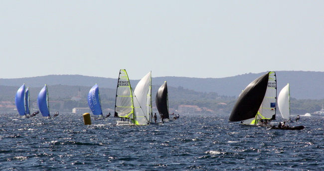 EP klase 49er, Prvi dan natjecanja 31. kolovoza 2009, Foto; Mladen Malik EP klase 49er, Prvi dan natjecanja 31. kolovoza 2009, Foto; Mladen Malik