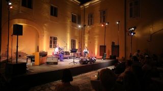 Opis  01.08.2014., Zadar – U sklopu Zadarskog kazalisnog ljeta u Knezevoj palaci odrzan je koncert My latin heart. Photo: Filip Brala/PIXSELL Autor  Filip Brala/PIXSELL Ključne riječi  Knezeva Palaca, zadarsko kazalisno ljeto, koncert, My latin heart