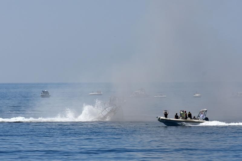 Premantura: Admiralski brod Vis potopljen kako bi postao ronilačka atrakcija. Photo: Duško Marušić/PIXSELL