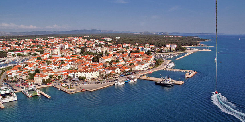 Biograd iz zraka (foto: Marin Gospić) Biograd iz zraka (foto: Marin Gospić)