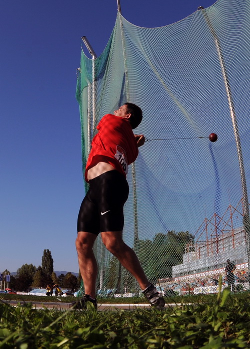 Zagreb, 130911.
IAAF World Challenge Zagreb 2011, 
61. memorijal Borisa Hanzekovica na atletskom stadionu Mladost na Savi.
Na slici: Primoz Kosmus.
Foto: Srdjan Vrancic / CROPIX