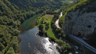 Fotografije iz zraka kanjona Vrbasa