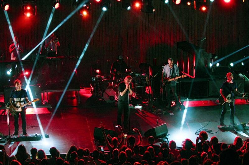 U sklopu prvog izdanja SuperUho Festivala na sibenskoj tvrdjavi sv Mihovila, na ljetnoj pozornici koncert je odrzao rock bend The National. Photo: Dusko Jaramaz/PIXSELL