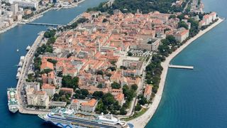 Zadar iz zraka, zračna panorama