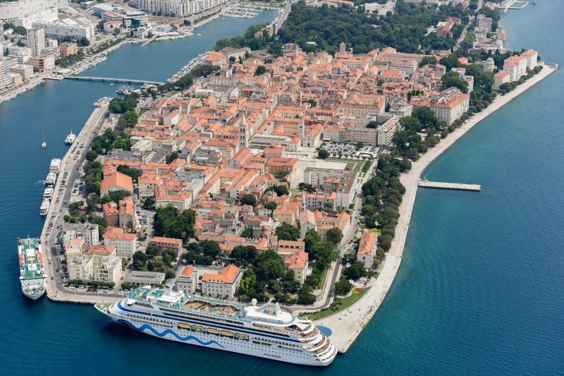 Zadar iz zraka, zračna panorama