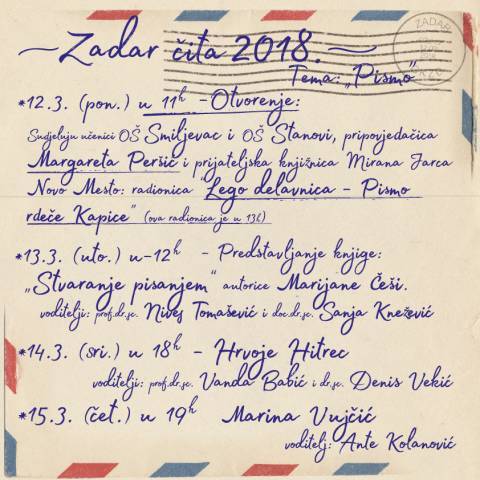 U Viru održana radionica tradicionalne manifestacije “Zadar čita” U Viru održana radionica tradicionalne manifestacije “Zadar čita”