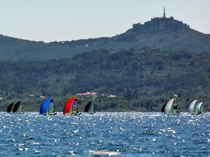 Jedrenje: SP klase 49er – drugi dan 8. svibnnja 2012, Foto: Leonard Kvarantan Jedrenje: SP klase 49er – drugi dan 8. svibnnja 2012, Foto: Leonard Kvarantan