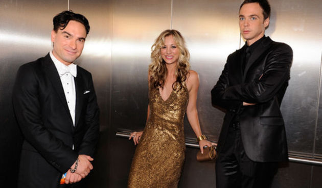 Johnny Galecki , Kaley Cuoco i Jim Parsons, foto: buzzpirates.com