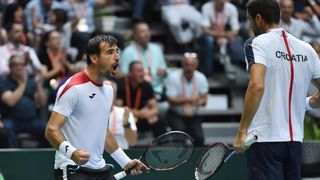 Davis Cup: Ivan Dodig/Marin Čilić – Nicolas Mahut/Pierre-Hugues Herbert 3-1. Photo. Hrvoje Jelavić/PIXSELL