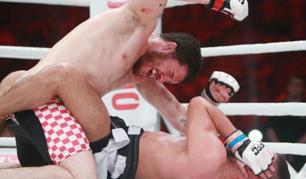 , Arena Zagreb, Zagreb – Borilacki spektakl Final Fight Championship 8. Francisco Barrio – Darko Banovic. Photo: Dalibor Urukalovic/PIXSELL