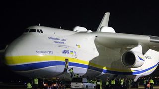 Antonov 225 u zagrebačkoj zračnoj luci Pleso, Foto: Borna Filić/PIXSELL