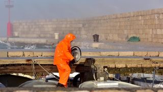 Jaka bura na zadarskom području otežava cestovni i pomorski promet, foto: Dino STanin/PIXSELL Jaka bura na zadarskom području otežava cestovni i pomorski promet, foto: Dino STanin/PIXSELL