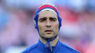 U dvoboju zadnjeg, 3. kola D skupine EURA u Bordeauxu igraju nogometaši Hrvatske i Španjolske (1-1).   Pred 40.000 gledatelja na stadionu Matmut Atlantic sudi Bjorn Kuipers.    Strijelci: 0-1 Morata (7), 1-1 Kalinić (45)