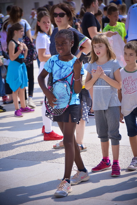 Davis Cup: Kids Day na zadarskom Forumu. Foto: Iva Perinčić