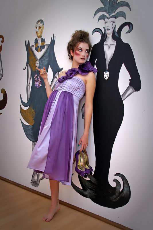 2500 kn; Haljinu dizajnira Klara Dedić: saten-svila i muslin (foto: Marin Gospić)