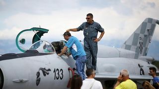 Dan otvorenih vrata Zračne baze Zemunik 5. kolovoza 2014., Foto: Filip Brala/PIXSELL