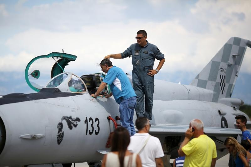 Dan otvorenih vrata Zračne baze Zemunik 5. kolovoza 2014., Foto: Filip Brala/PIXSELL