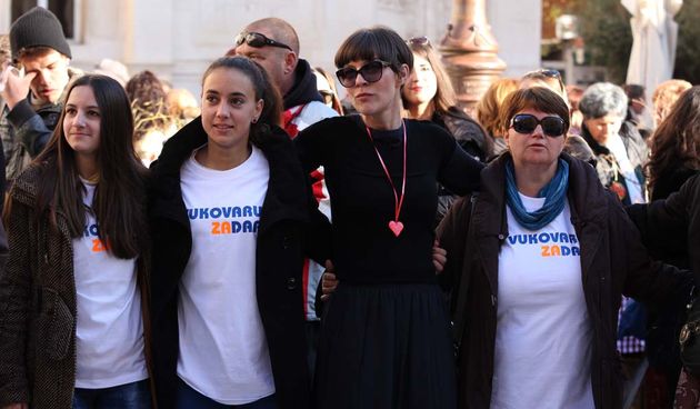 Vukovaru ZaDar na Narodnom trgu, foto: Iva Perinčić