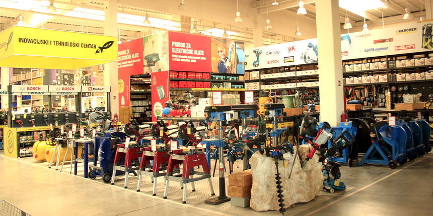 Dio asortimana ponude centra baumax Zadar, foto: Mladen Malik Dio asortimana ponude centra baumax Zadar, foto: Mladen Malik