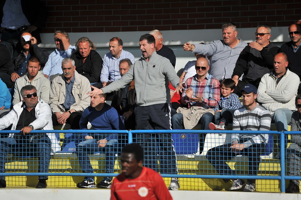 Zadar, 260513.
Stadion Stanovi.
Utakmica MAXtv 1. HNL izmedju Zadra i Splita.
Na fotografiji: Reno Sinovcic.
Foto: Luka Gerlanc / CROPIX