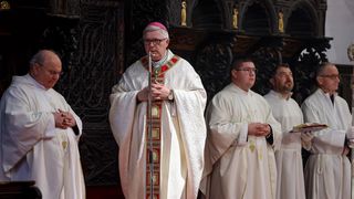 Nadbiskup Milan Zgrablić predvodio je misu na Božić u katedrali svete Stošije