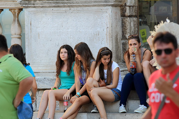 Skitnja gradom 22. srpnja 2013.  Foto: Roberto Lerga