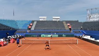 Trening Borne Ćorića uoči Davis Cup meča između Hrvatske i SAD-a Trening Borne Ćorića uoči Davis Cup meča između Hrvatske i SAD-a