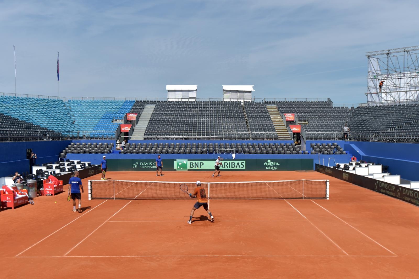 Trening Borne Ćorića uoči Davis Cup meča između Hrvatske i SAD-a Trening Borne Ćorića uoči Davis Cup meča između Hrvatske i SAD-a