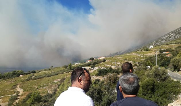 Veliki požar na Pelješcu